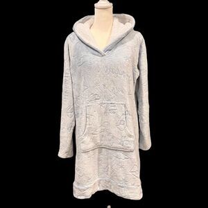 WIZARDING WORLD Harry Potter Hooded Pullover Robe BLUE Sz L